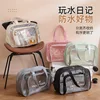Waterproof Cosmetic Bag Portable Portable Cosmetic Storage Bag Large Capacity Pu Transparent Wash Bag Travel Storage Bag 3