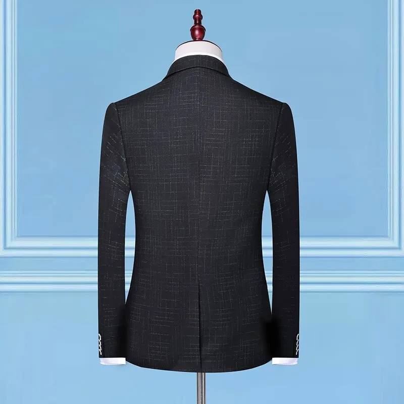 explosive new fashion lapel suit three-piece business professional formal wear handsome men exclusive