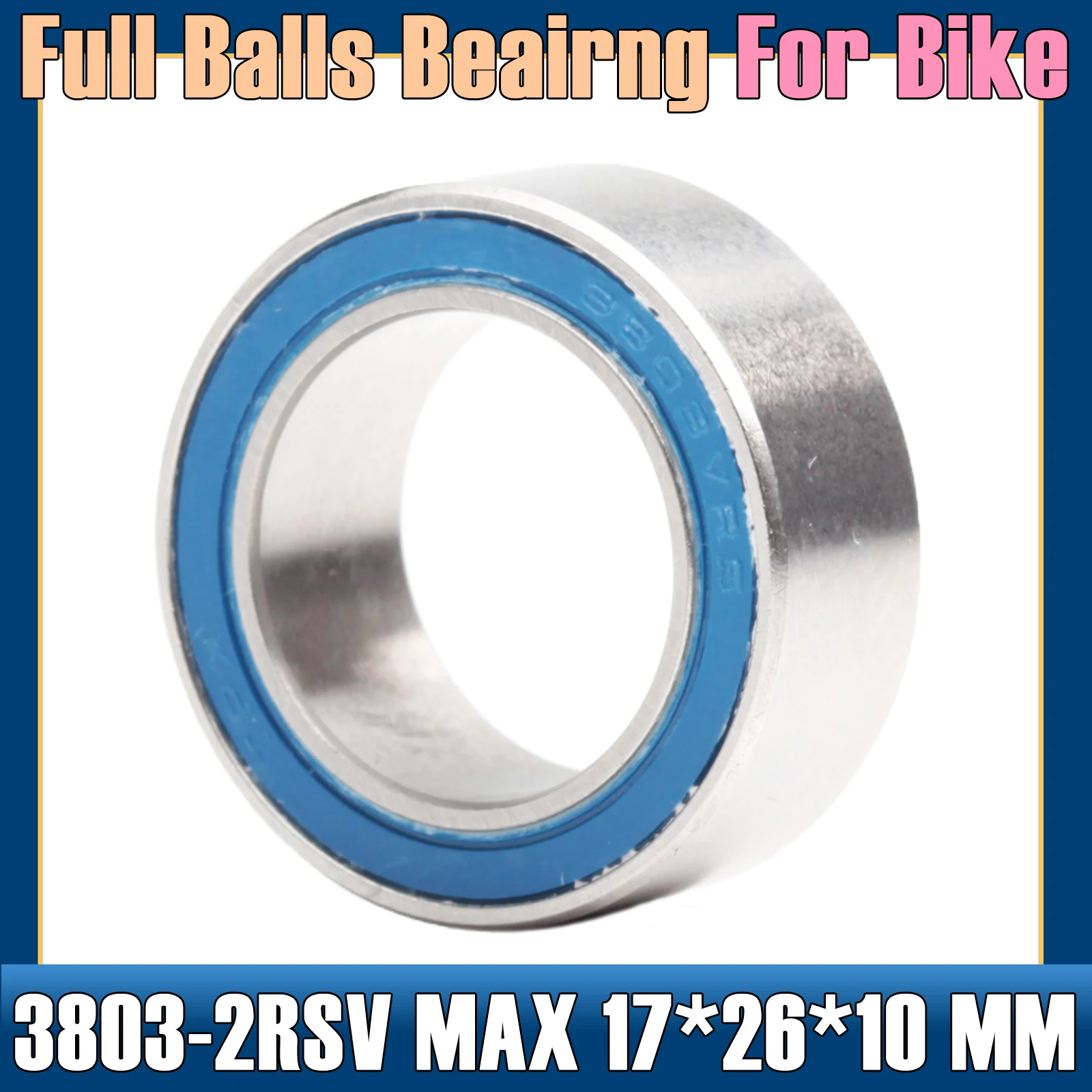 3803-2RS максимальный подшипник 17*26*10 мм (1 шт