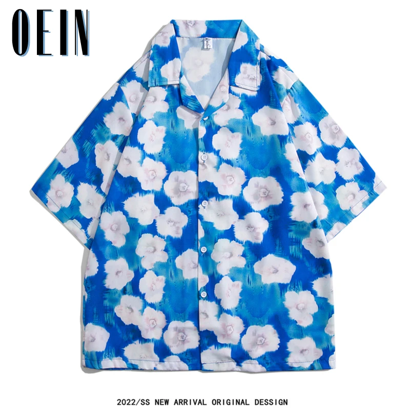 

2023 Mens Cuba Shirts Summer Fashion Graphic 3D Print Short Sleeve Casual Tops Beach Shirt for Men Oversized Loose Blouse Camisa