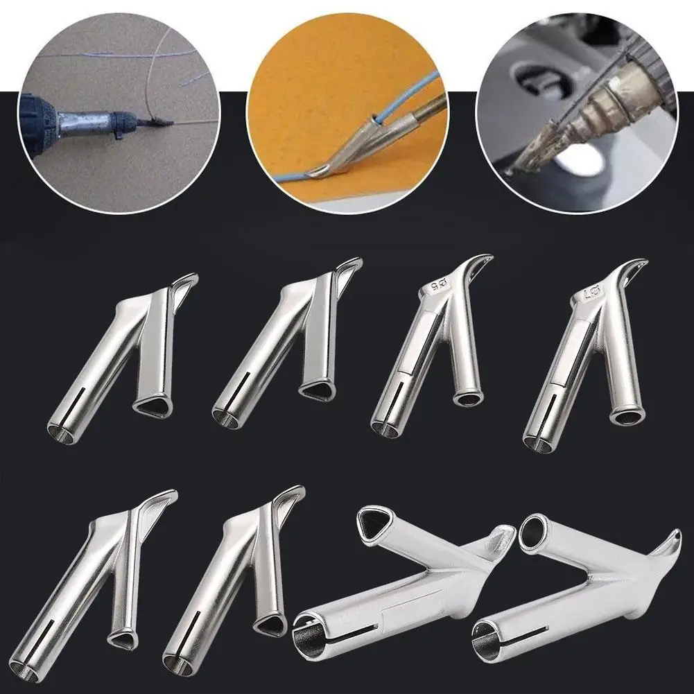 

Triangle Speed Welding Nozzle Y Type Hot Air Blower Head Heat Torch Welding Tip For Vinyl Plastic Polythene PVC Welding Too S0N6