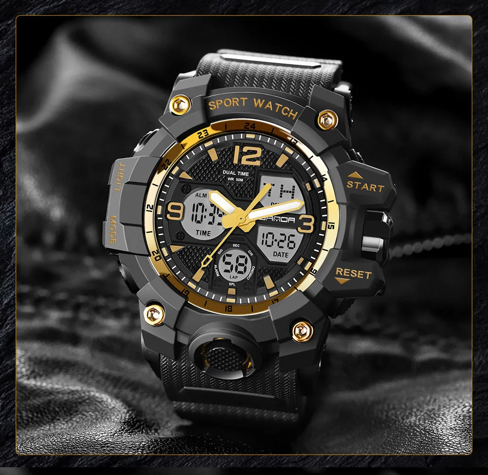 Military Style Waterproof Wristwatch 6030