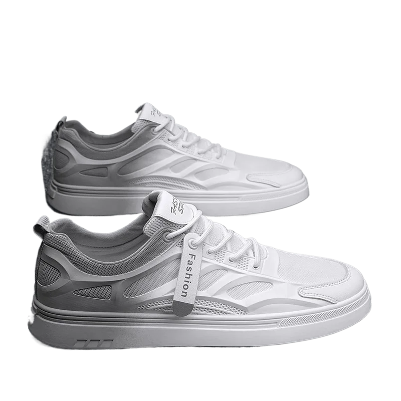 

Мужские повседневные кроссовки, Вулканизированная подошва, плоская подошва, универсальные, белые, весна-осень