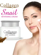  80g Snail Collagen Face Cream Deep Cleansing Anti Acne Whitening Gel Skin Care Brightening Anti-aging Moisturizing Cream PM6863 