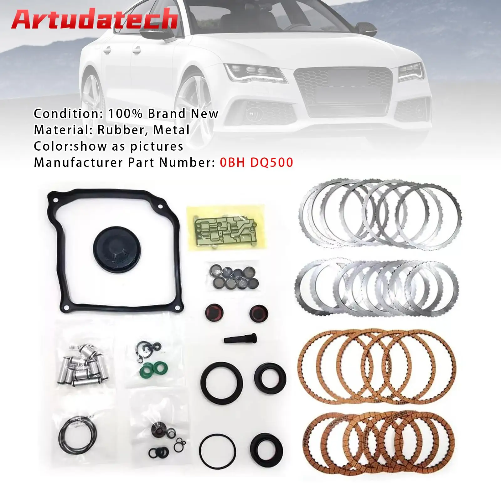 Artudatech 자동 변속기 마스터 재건 키트 정밀 검사 클러치 플레이트 0B..