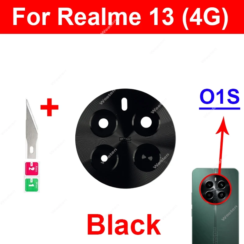 Rear Main Camera Lens Glass with Adhesive