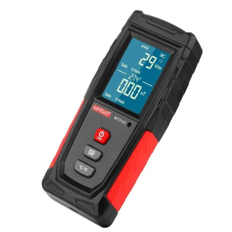 WT3121 Handheld Digital LCD EMF Meter Electric Magnetic Field Dosimeter Detector Electromagnetic Radiation Tester 2