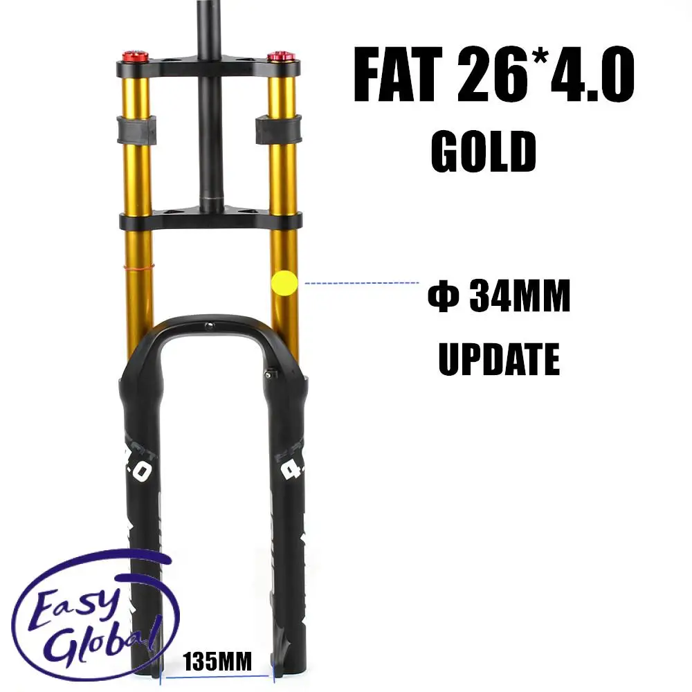 

Himalo Double Shoulder Fat Fork Rebound Adjustment Bicycle 26 Quot 4.0 Air Fork Mtb Moutain Bike 26inch 135mm Magnesium