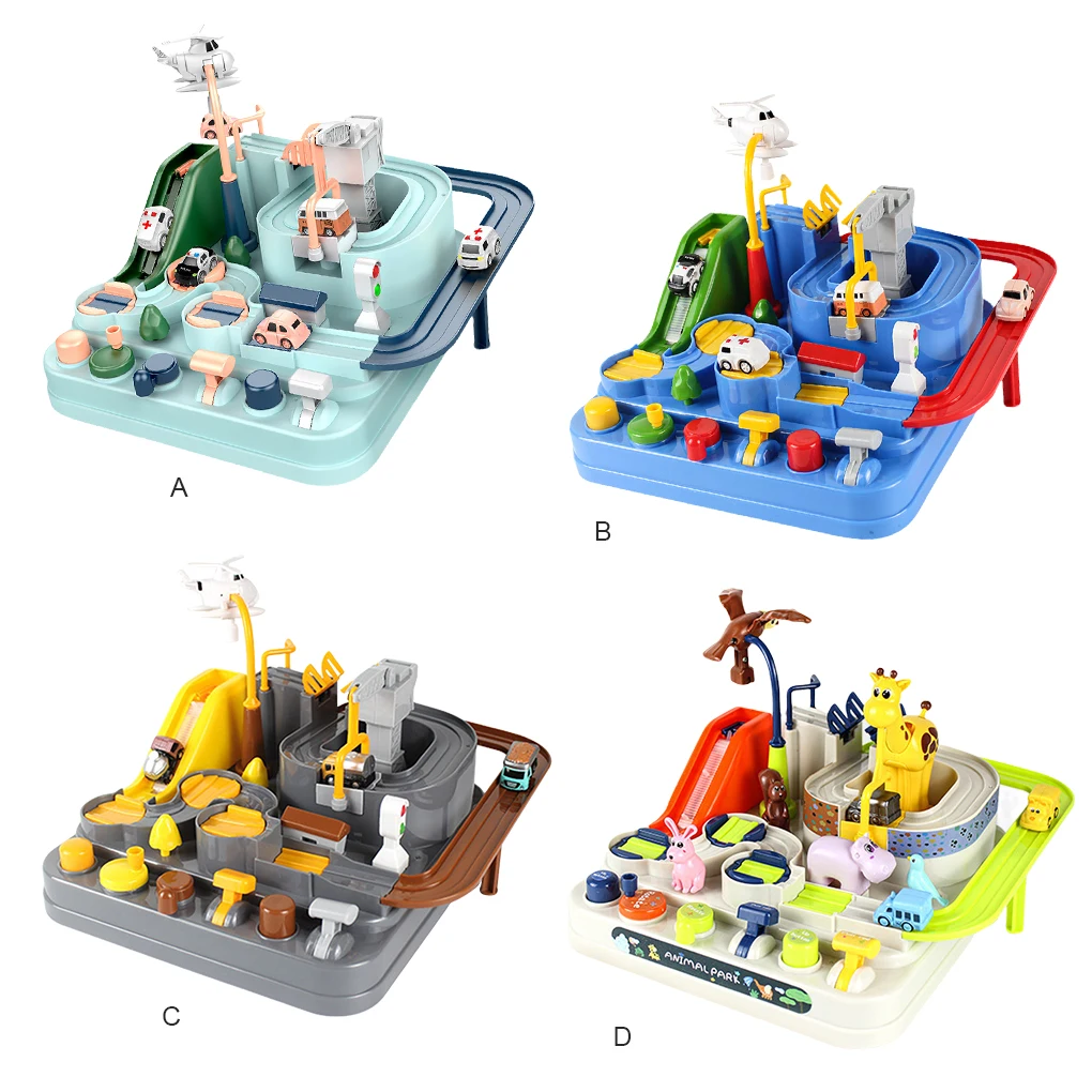 

Car Adventure Toys Interactive Race Tracks Vehicle Models Educational Gift
