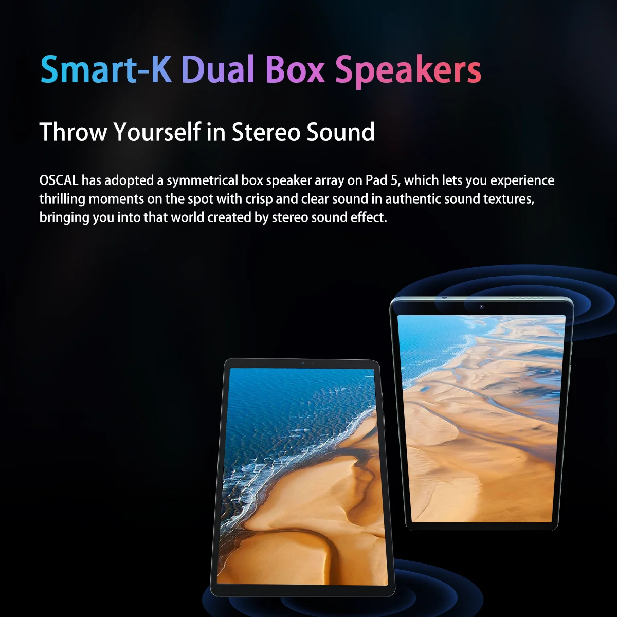 OSCAL Pad 5 Tablet PC,8.68-inch Display Unisoc T606 Octa-core ,4GB 128GB 6050mAh Dual Speaker 4G Tablets Blackview Android 14 5