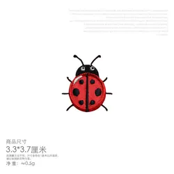 Embroidered Ladybug Cute Small Patches for Kids Clothing, DIY Iron - On Appliques (Insects Patch 5)