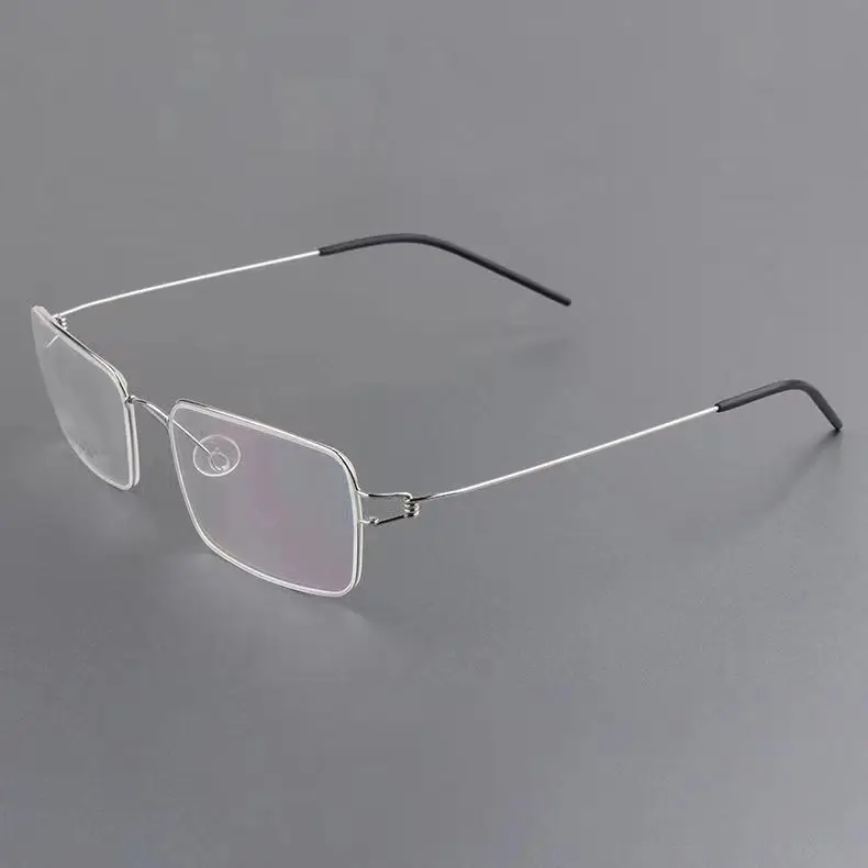 Reading Glasses 5g New Men Women Rimless Anti Blue Light Bifocal Far Near Magnification Eyewear Presbyopic +150 +200