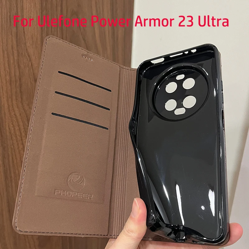 Elegant Genuine Leather Flip Wallet Phone Case Cover