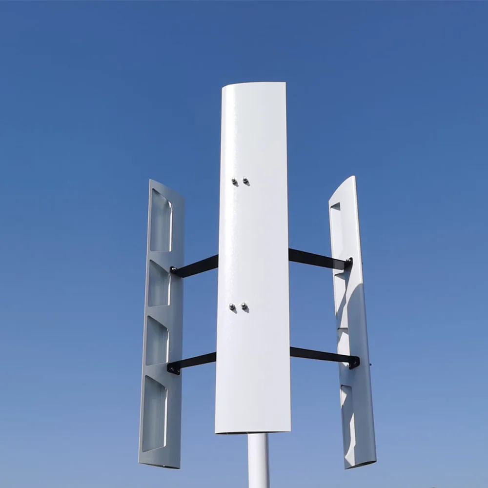 1000W 2000W 3000W 수직 풍력 터빈 12V 24V 48V 축 영구 자기 부상 풍력 발전기 (Mppt 컨트롤러 포함 ...