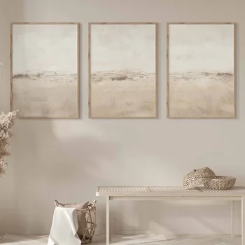 Arte da parete astratta nordica, poster in tela HD neutri, semplici, bohémien e stampe, decorazione per la casa, camera da letto