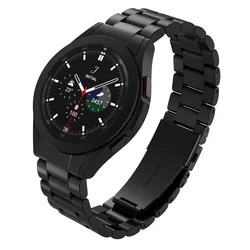 Fashion Stainless Steel Durable Bracelet - No Gap Metal Strap - Watch 5 Pro 45mm (Black)