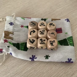 Storytelling Dice Game Set for Families and Friends with Storage Bag (Action)