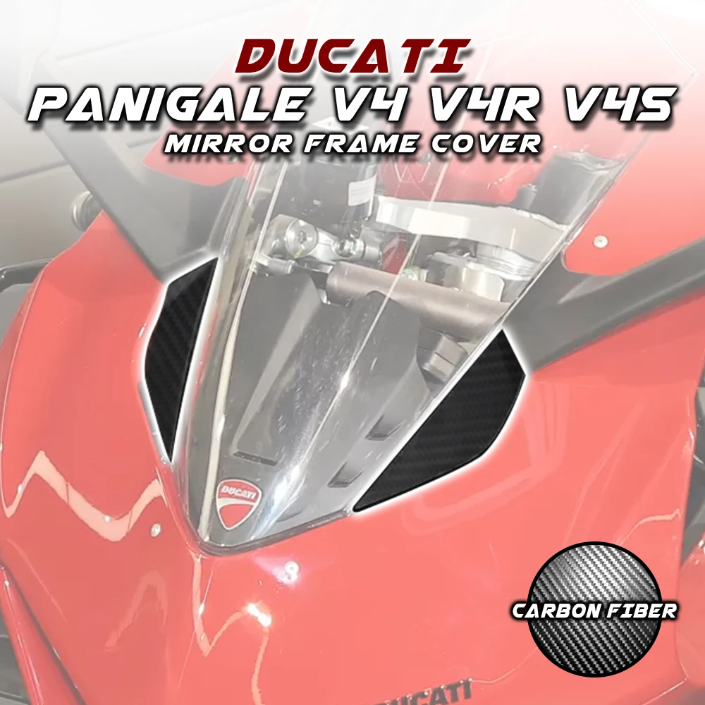 

Чехол для зеркала из сухого углеродного волокна для Ducati Panigale V4/ V4S/ V4R 2018-2022 2019 2020, обтекатель, аксессуары для мотоциклов