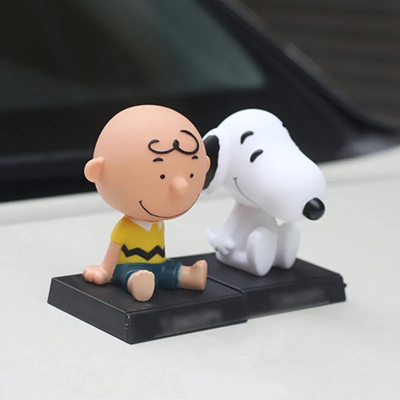 

Мультяшное украшение для автомобиля Snoopy, Весенняя Вибрирующая голова, кукла, интерьерное украшение автомобиля, креативное украшение автомобиля, подружки, подарок для пары