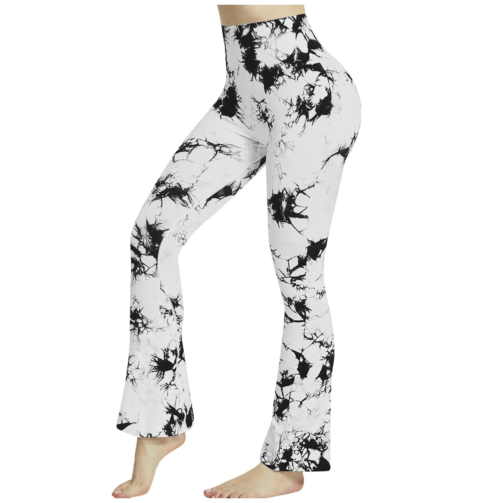 

Women'S Loose Wide Legs Casual Elastic Waist Printed Wide Leg Pants Casual Sports Yoga Trousers High Stretch Trousers Pantalon