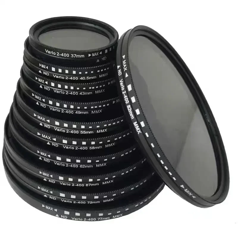 ND2-400 Fader Variable Adjustable ND Filter 49 52 55mm 58mm 62mm 67mm 72mm 77mm