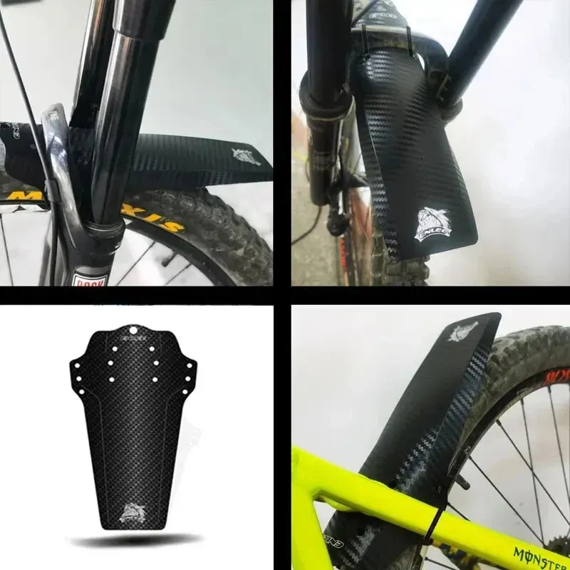 ENLEE Bicycle Fenders Carbon Fiber Color Front/Rear Tire Wheel Universal Mudguard MTB Road Bike Wings Fenders Cycling bicycle fender