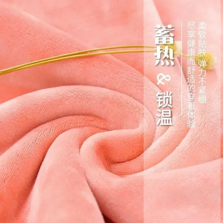 Thermal Underwear Sets Thermal Underwear Women Thickened and Velvet Student Body Tight-fitting Bottoming Shirt Girl Round Neck Long Johns Suit Winter
