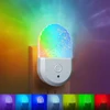 Bedside Lamp Night Light EU US Plug Eye Protection LED Mini Wall Lamp Kids Gift Use For Home Aisle Bedroom Living Room Baby Feed 1