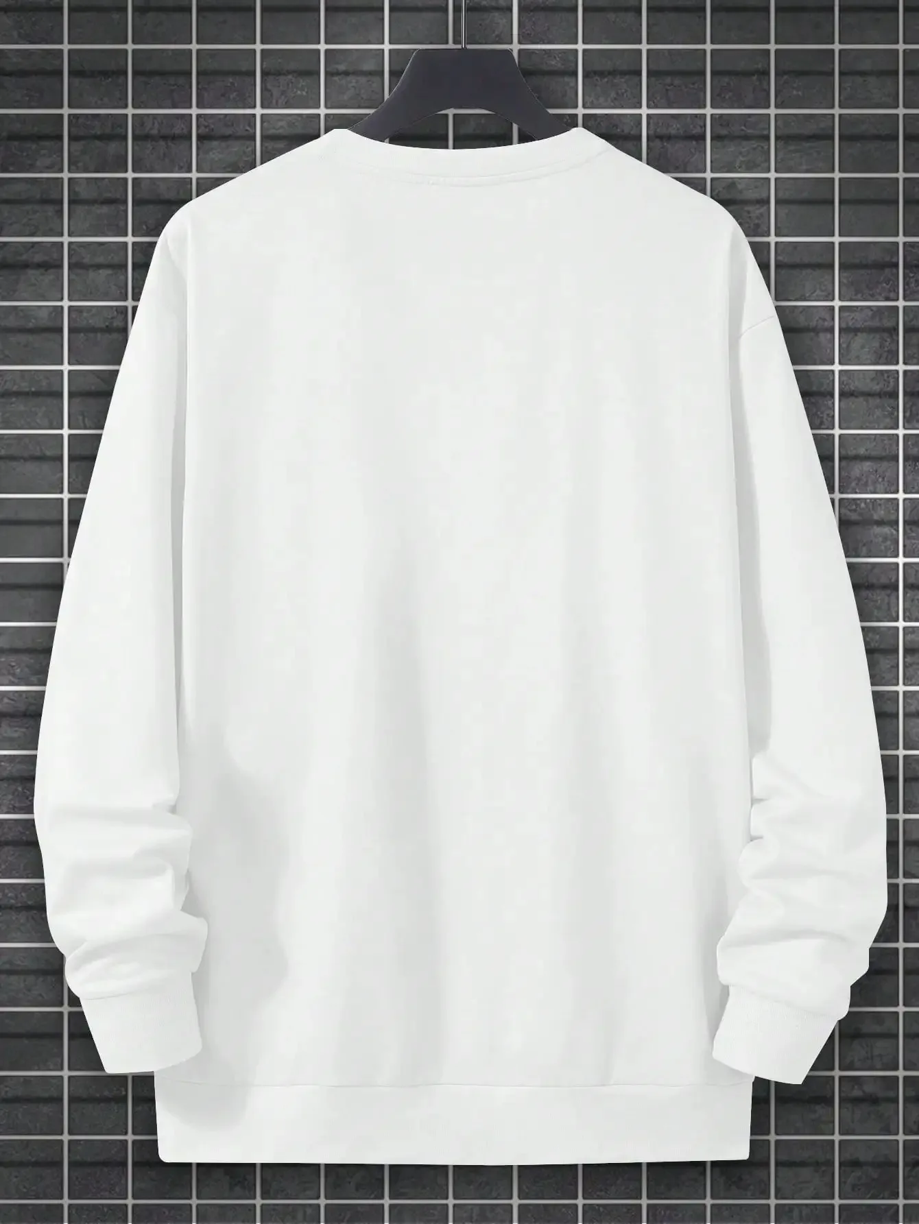 Drifting spades black pattern men's cotton sweatshirt comfortable creative jumper hip-hop top men's casual street wear