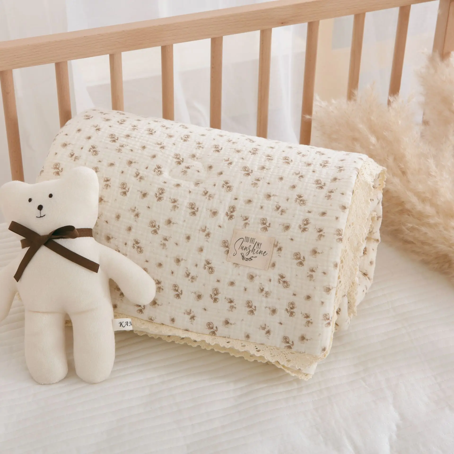 Newborn Infant Baby Bedding Summer Thin Blanket Baby Comforter Quilts for Kindergarten Children's Quilt