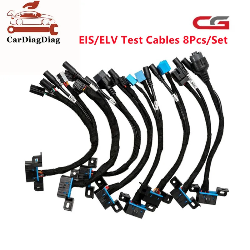 

8Pcs/Set EIS ELV Test cables W204 W212 W221 W164 W166 W205 W222 For Mercedes Works With VVDI MB BGA & CGDI Prog MB