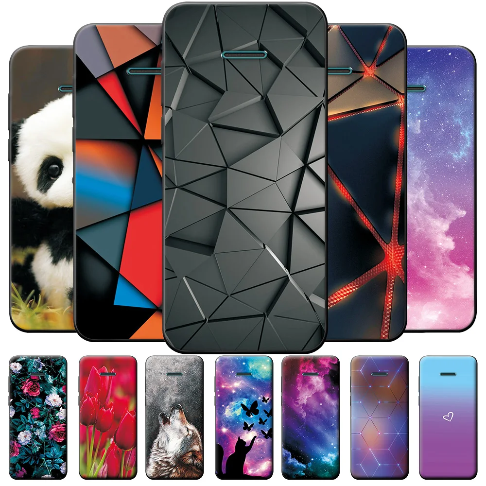 Per Nokia 215 4G Custodia 2.4 "Cartoon Soft Silicone Tpu Cover Posteriore Del Telefono Per Nokia 215 4G Protector Bumper Nokia215 Ta-1284