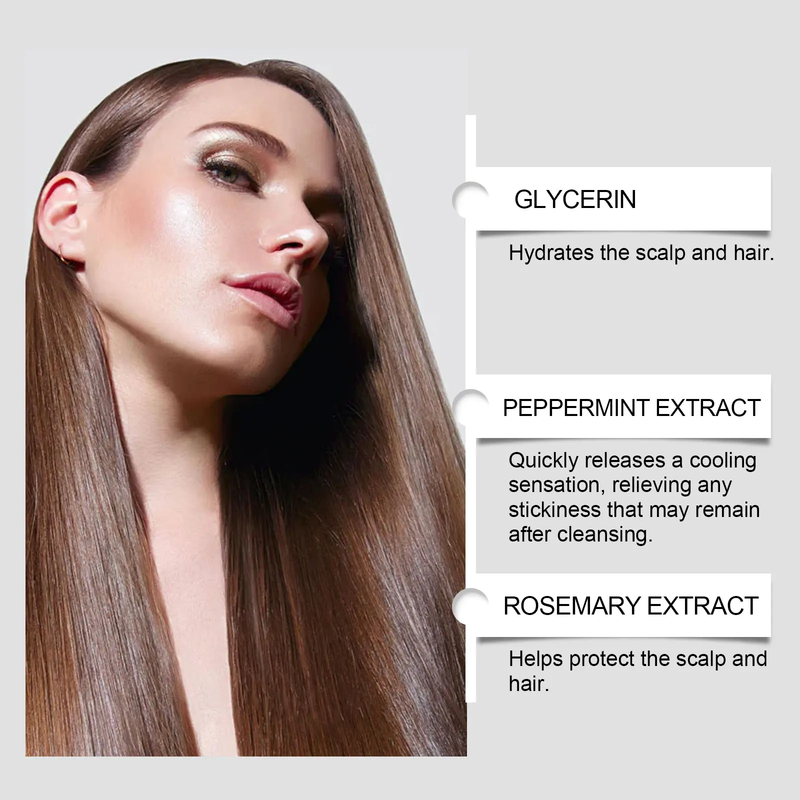 Rosemary & Mint Shampoo - A Shampoo for Enhancing Hair Shine, Cleansing Strands, Smoothing and Volumizing Hair