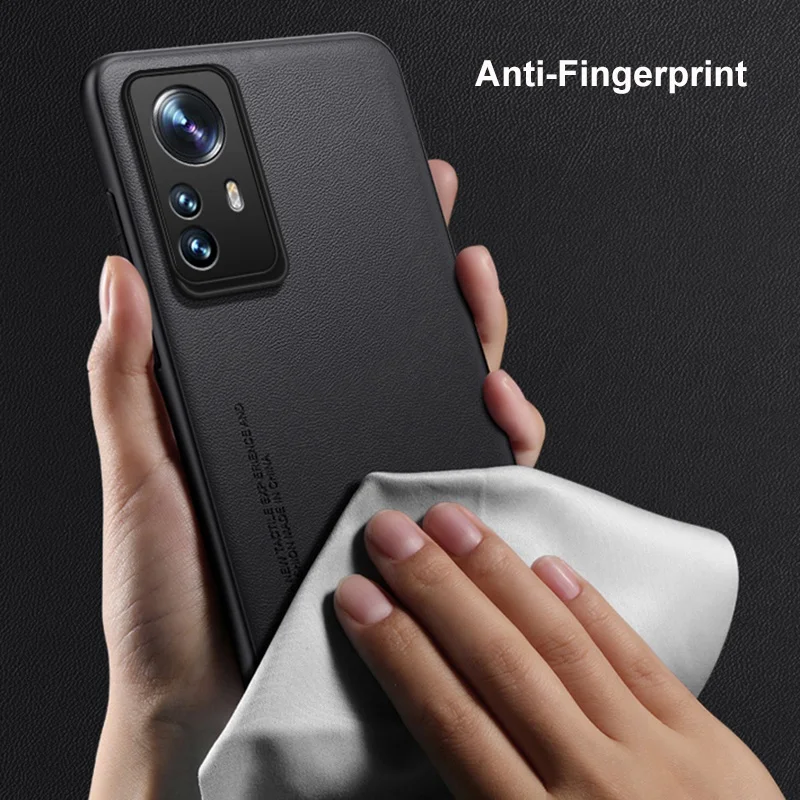 Luxury PU Leather Matte Silicone Protective Phone Case