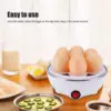 Egg Poachers Adapter EU Portable Perfectly Cooks Eggs Multifunction Boiled Egg for Vegetables 4