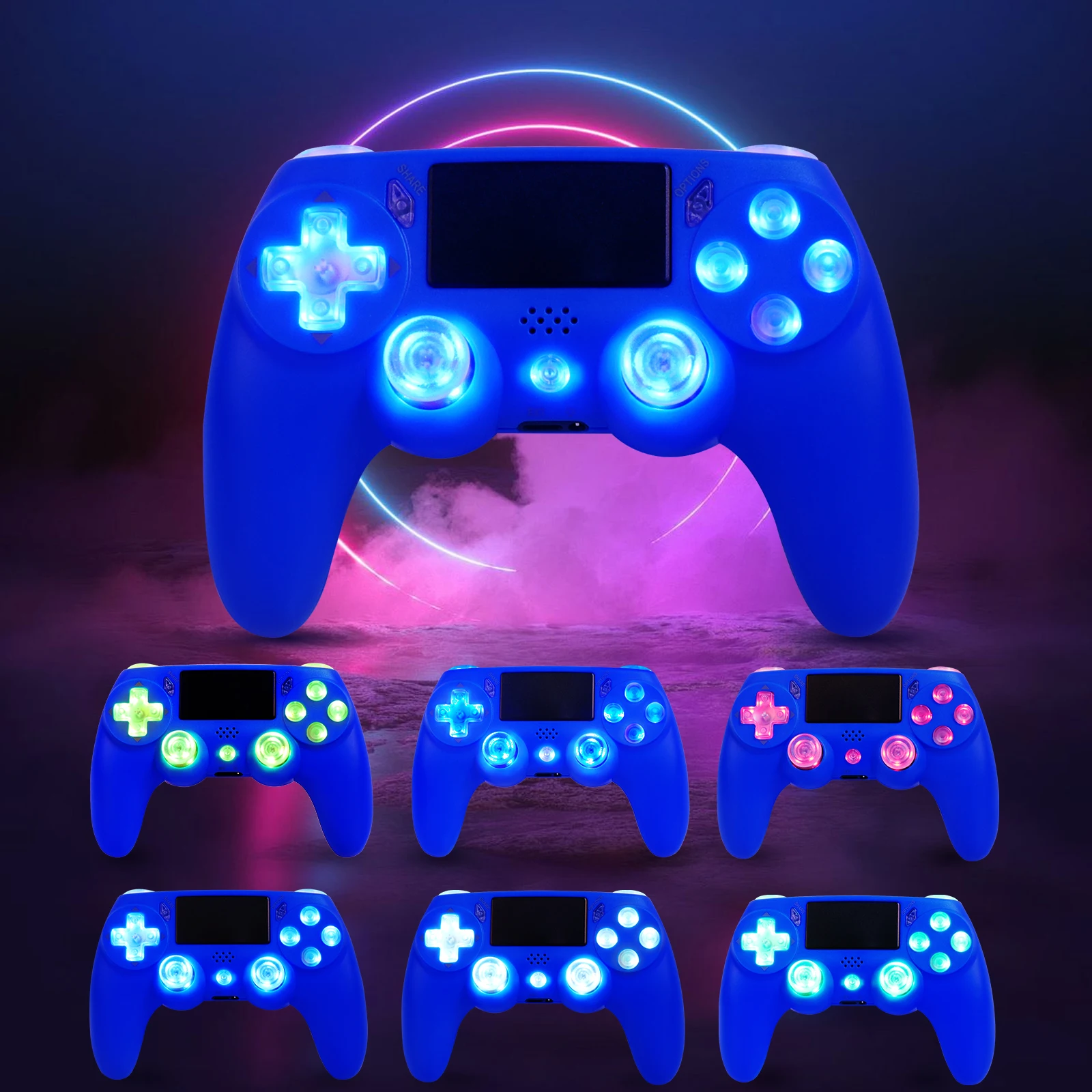 GAMINJA RGB     е, PS4PS3  ܼ PC ̽ƽ   Ʈѷ, 6 , ǰ