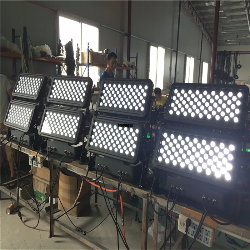 1 piece New DMX512 120*10W RGBW IP65 Waterproof DJ Wedding Stage City Wall Washe