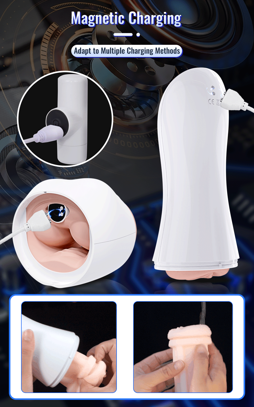 Automatic Masturbator for Men Sucking Vibrating Real Pussy Blowjob Machine Male Sex Toy Men Masturbation Cup Adult Goods for Men
