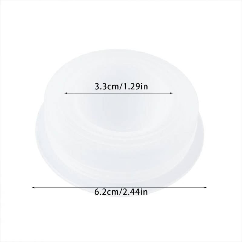 Efficient & Safe Silicone Membranes Replacement Silicone Diaphram Easy to Use Silicone Membranes for V1/V2 Breast Pumps P31B 5