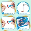 Montessori Toys Reusable Coloring Book Magic Water Drawing Book for Kids Toddler Toy Painting Book Educational Toys for Children 5