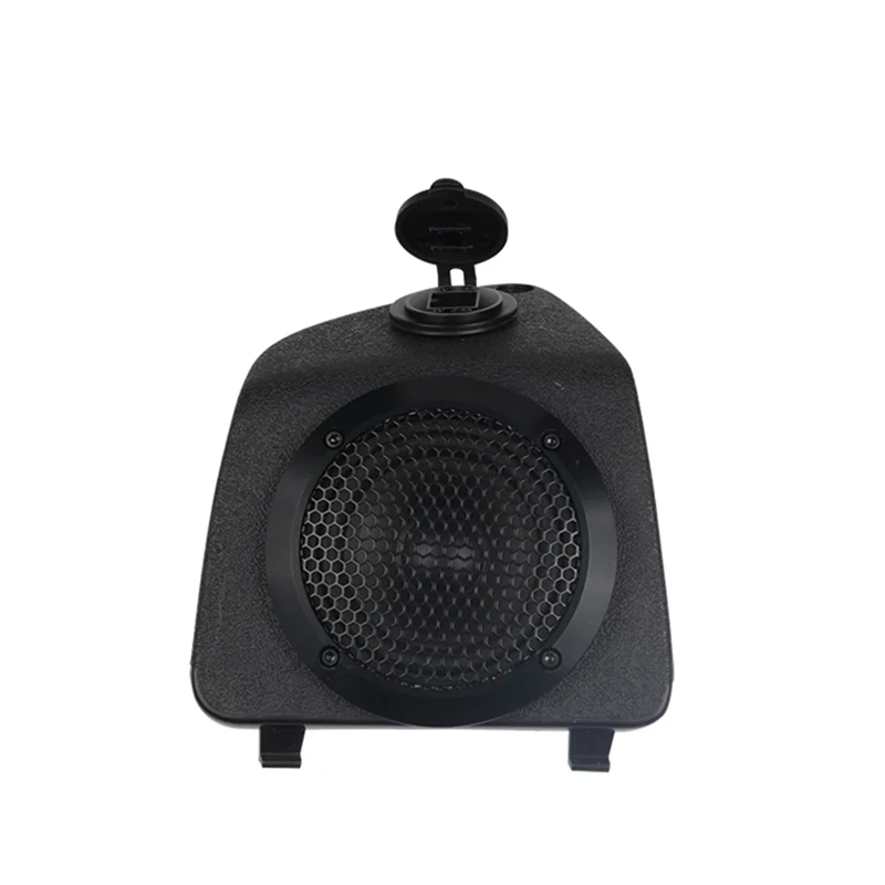 

1 Piece Scooter Music Sound Audio Amplifier Speakers Horn System USB Charger Black Plastic For Vespa GTS 300 250 GTS300