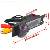 170 Degree HD 1080P AHD  Fisheye  Special Vehicle Rear View Camera for Opel Astra H J Corsa Meriva Zafira Insignia FIAT Grande - Image 2