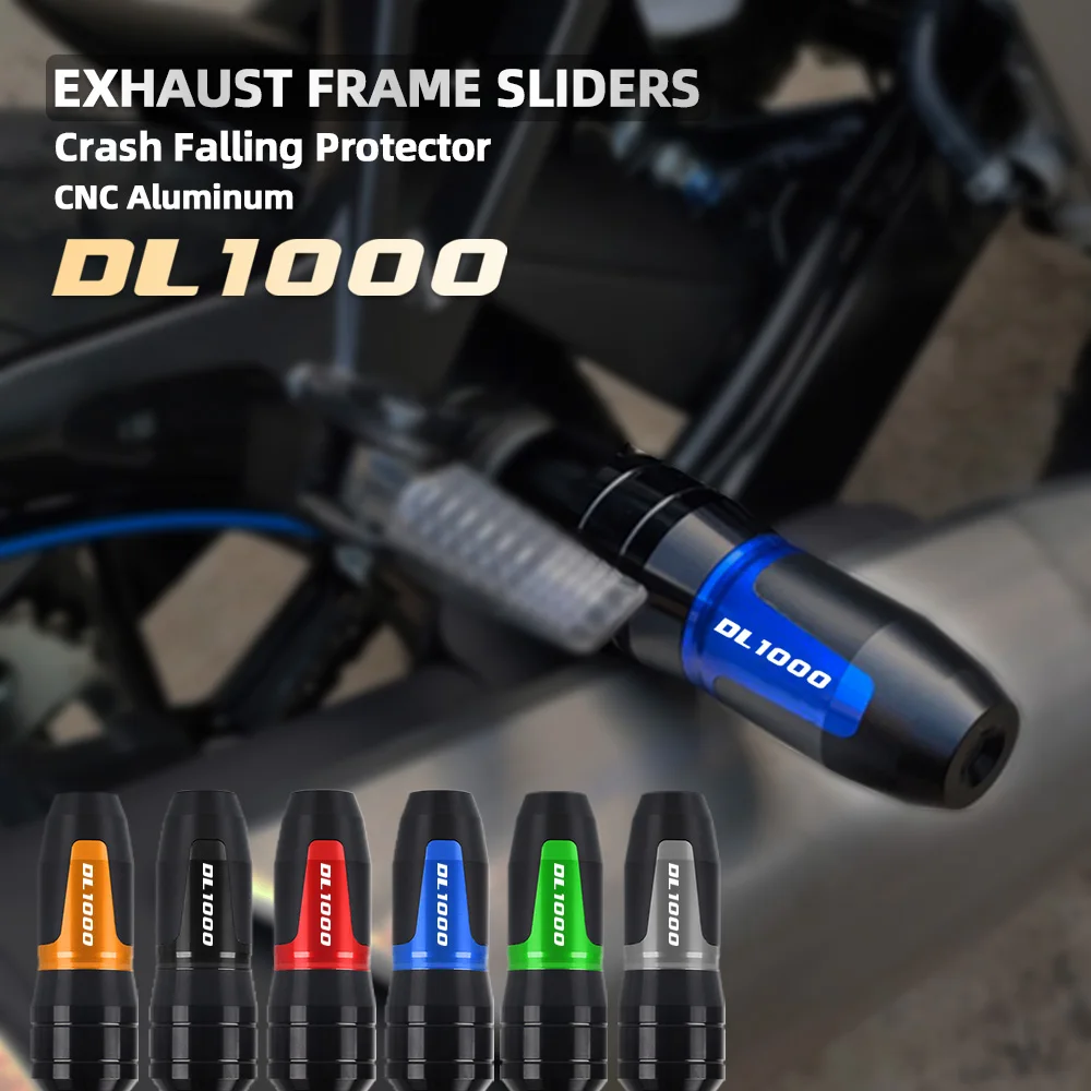 

FOR SUZUKI DL1000 VSTROM 2002 2003 2004-2021 Motorbike CNC accessories Exhaust Frame Sliders Crash Pads Falling Protector