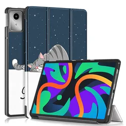 Magnetic Tri-Folding 11-Inch Tablet Hard Back Shell and Smart Cover for Tab M11 11 inch (LM)
