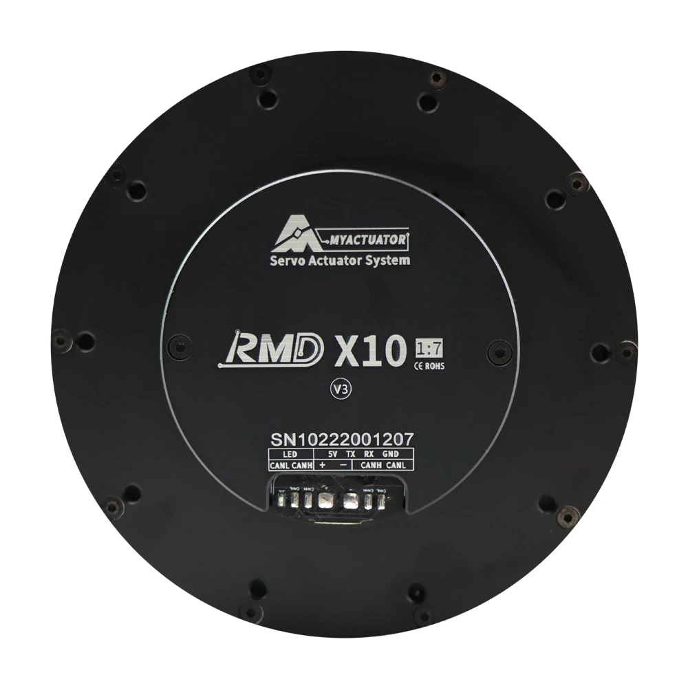 

Myactuator RMD-X10 1:7 V3 BLDC, Роботизированный рычаг, квадрупед, роботдрон, плоская CAN RS485, Заводская дешевая цена, недорогой абсолютный двигатель