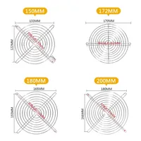 Cooling Fan Guard Metal Grill Computer Cover Fan Grill 30mm 40mm 50mm 60mm 70mm 80mm 90mm 120mm 135mm 140mm 170mm 200mm - Image 3