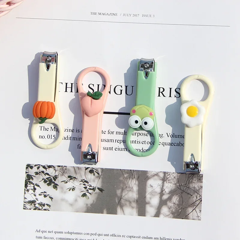 Cartoon Animal Fruit Nail Clippers Cutter for Kids Nail Scissor Clippers Nail Trimmer Beauty Nail Scissors 4