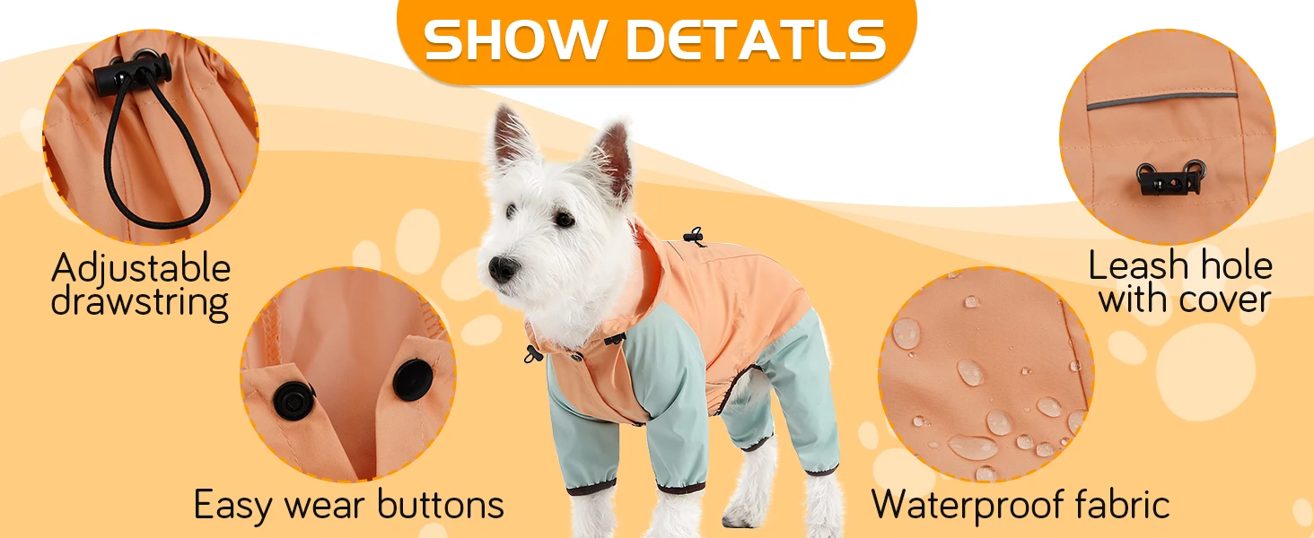 dog raincoat