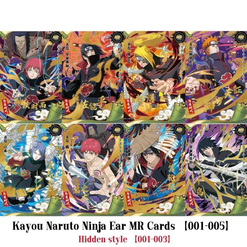 Kyou Genuine New Naruto Ninja Age Special Pack Mr Card Uzumaki Naruto Uchiha Sasuke Itachi Pain Anime Collection Card Toy