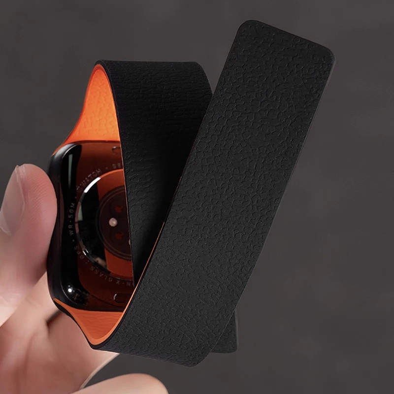 Enhanced Magnetic Silicone Band for Smartwatches - Durable, Stylish, and Comfortable Bracelet Strap